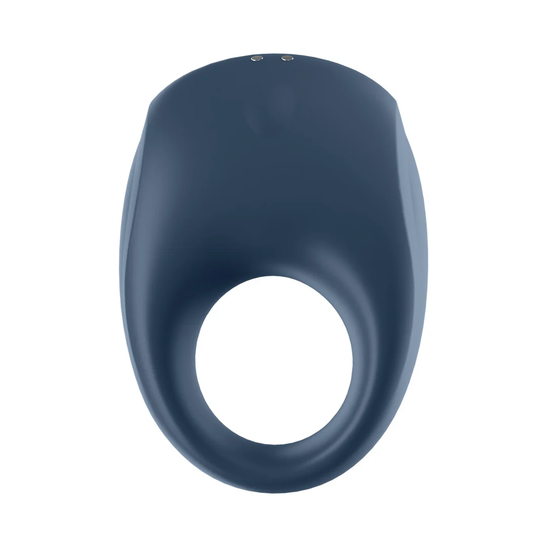 Vibrierender Cockring mit weichem Silikonring – Strong One – Vibrierender Cockring – Blau – Bild 2