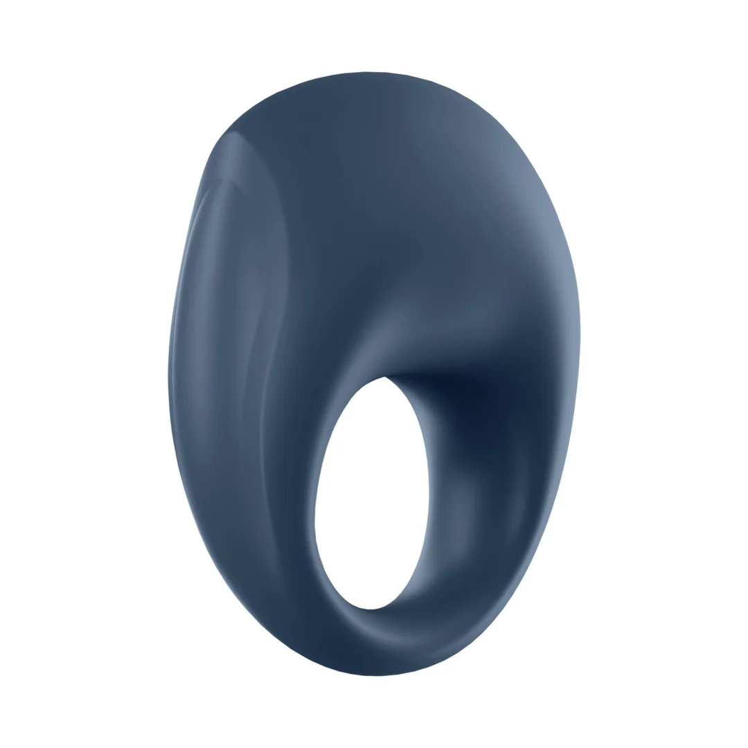Vibrierender Cockring mit weichem Silikonring – Strong One – Vibrierender Cockring – Blau – Bild 3