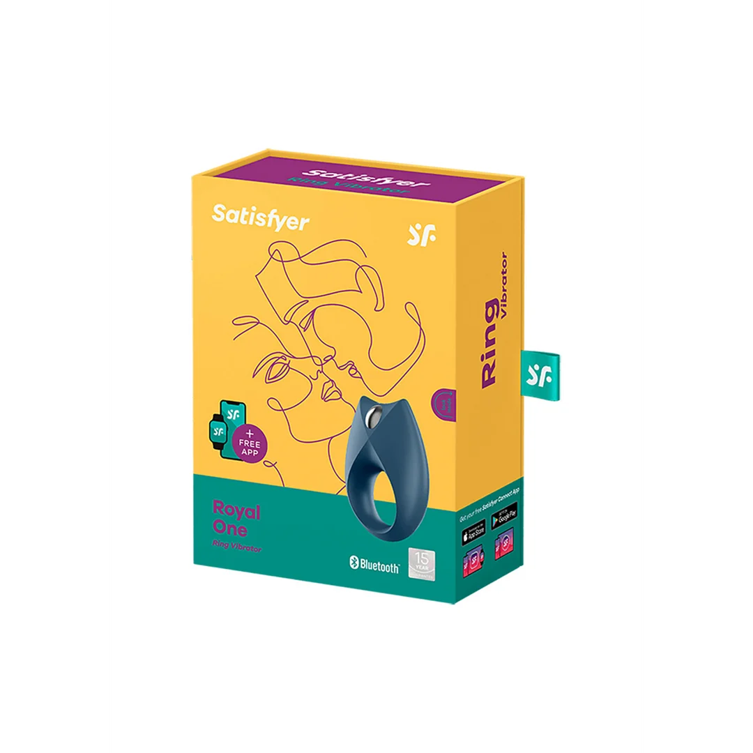 J2008-21-2 Vibrierender Cockring mit weichem Ring – Royal One – Bild 1