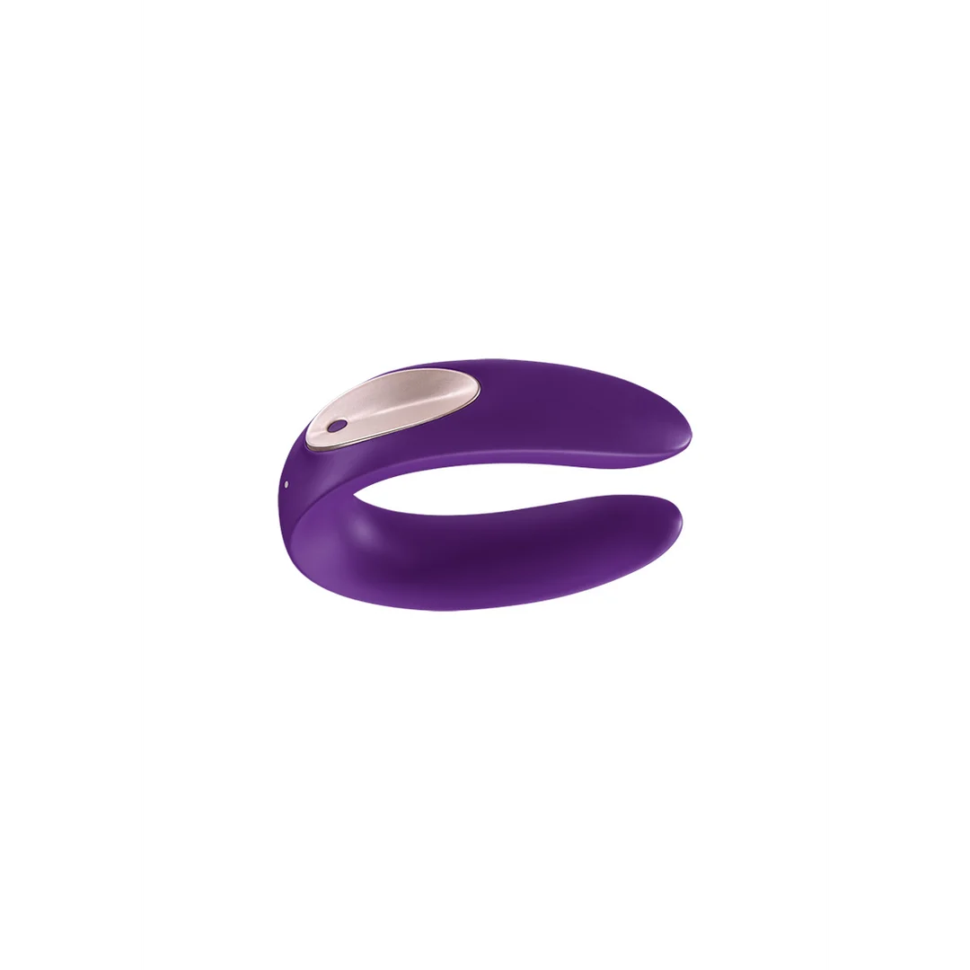 Duo Vibrator mit Fernbedienung: Double Plus Remote Partner Vibrator, Lila – Bild 2