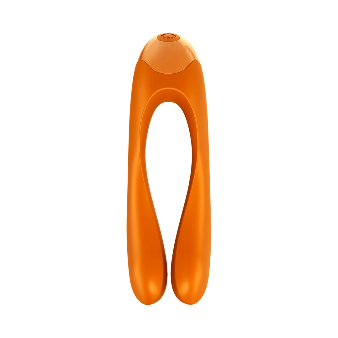 Satisfyer Candy Cane Fingervibrator, orange – Bild 2