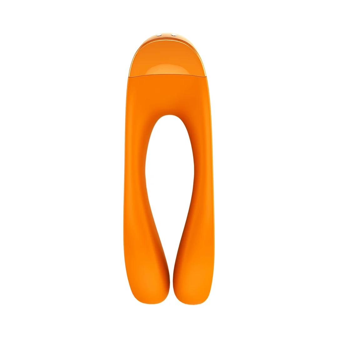 Satisfyer Candy Cane Fingervibrator, orange – Bild 4
