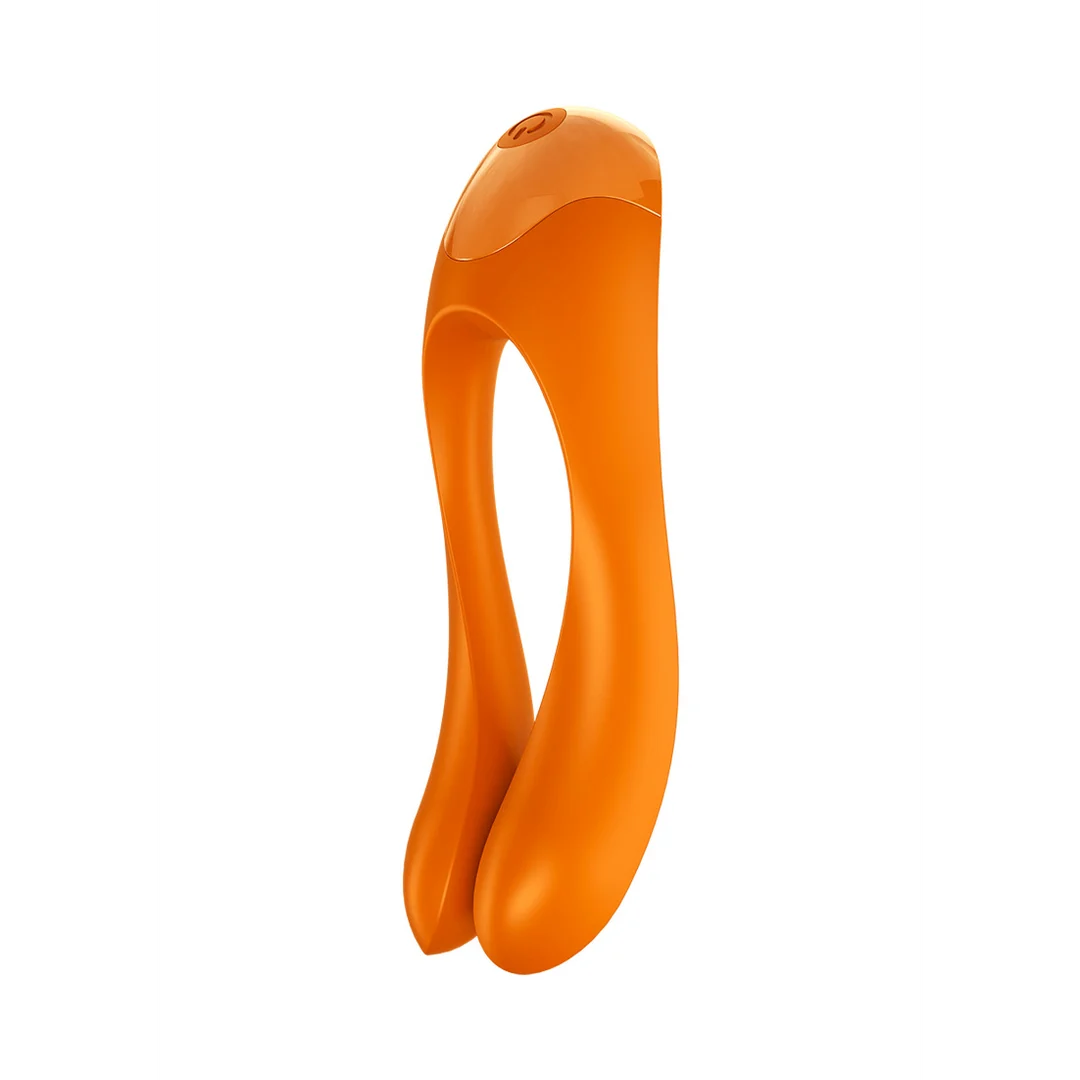 Satisfyer Candy Cane Fingervibrator, orange – Bild 6