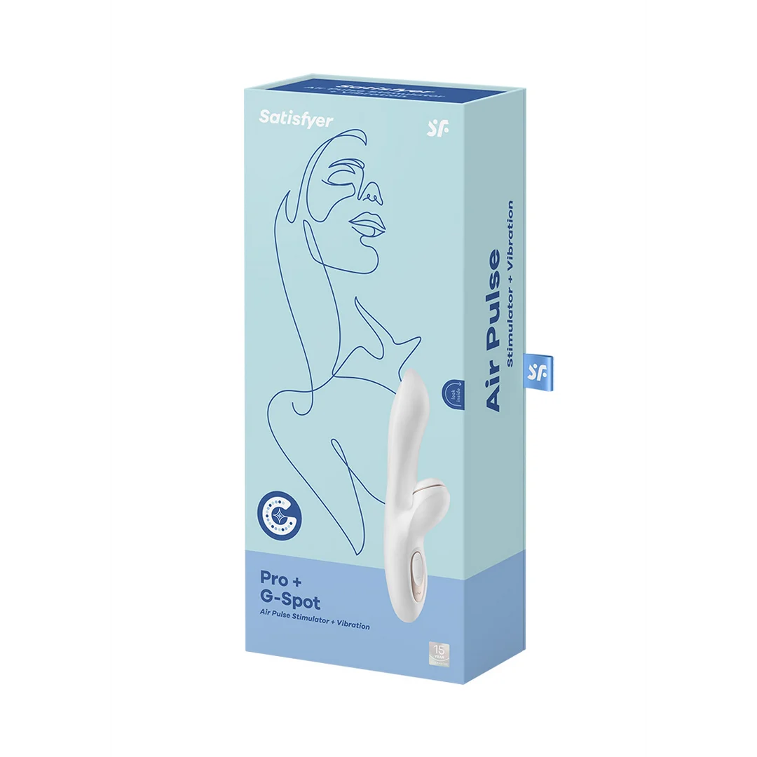 J2018-17-2 Satisfyer G Punkt Vibrator mit 11 Druckwellenstufen – Weiß/Roségold – Bild 1