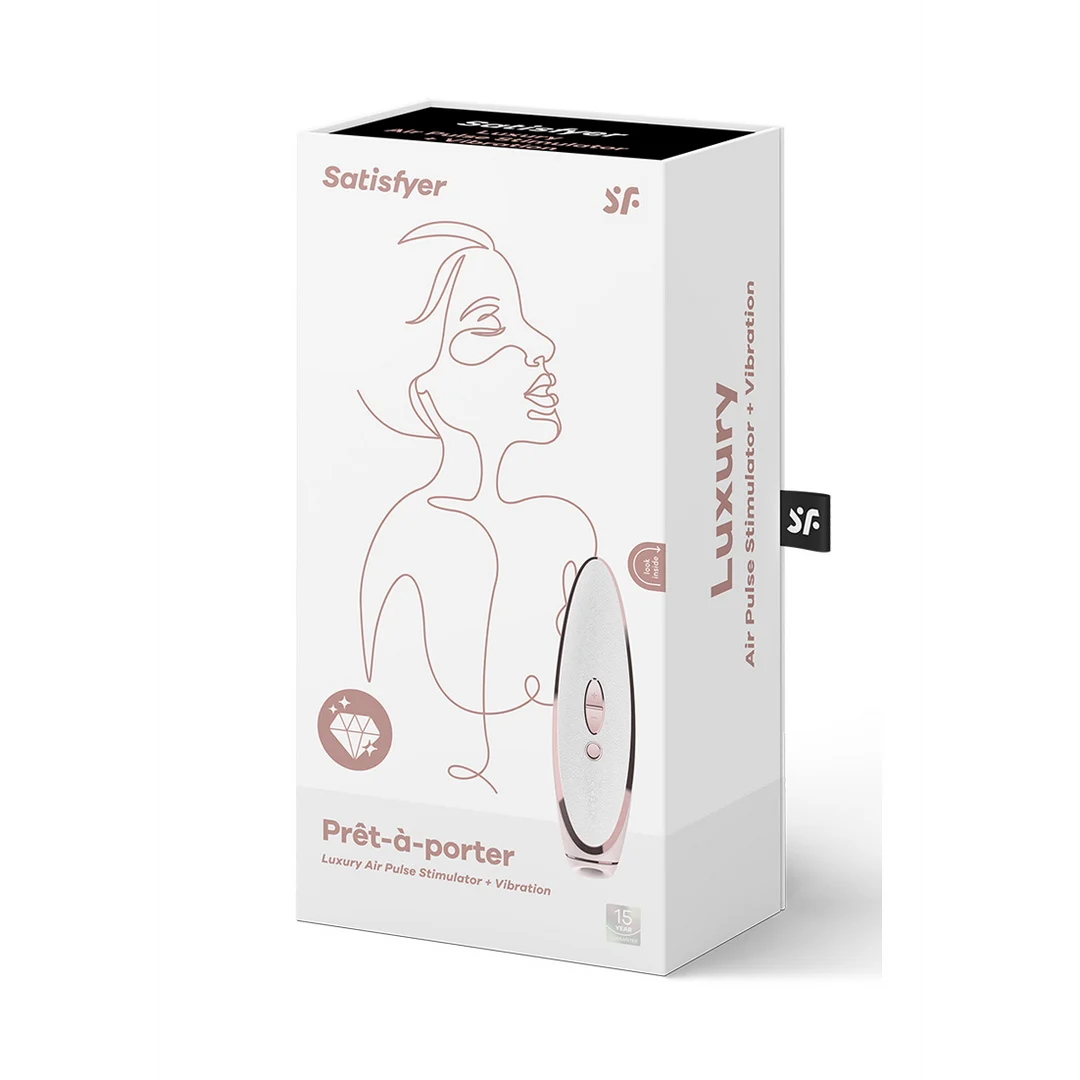 Satisfyer Prêt á Porter Luxus Druckwellenstimulator und Vibrator – Bild 1