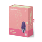 Satisfyer Lay on Vibrator aus superweichem Silikon – Violet/Brass