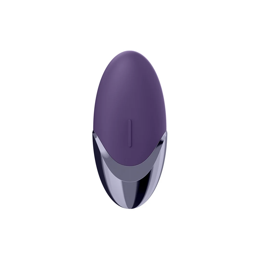 Satisfyer Lay on Vibrator aus superweichem Silikon – Violet/Brass – Bild 2