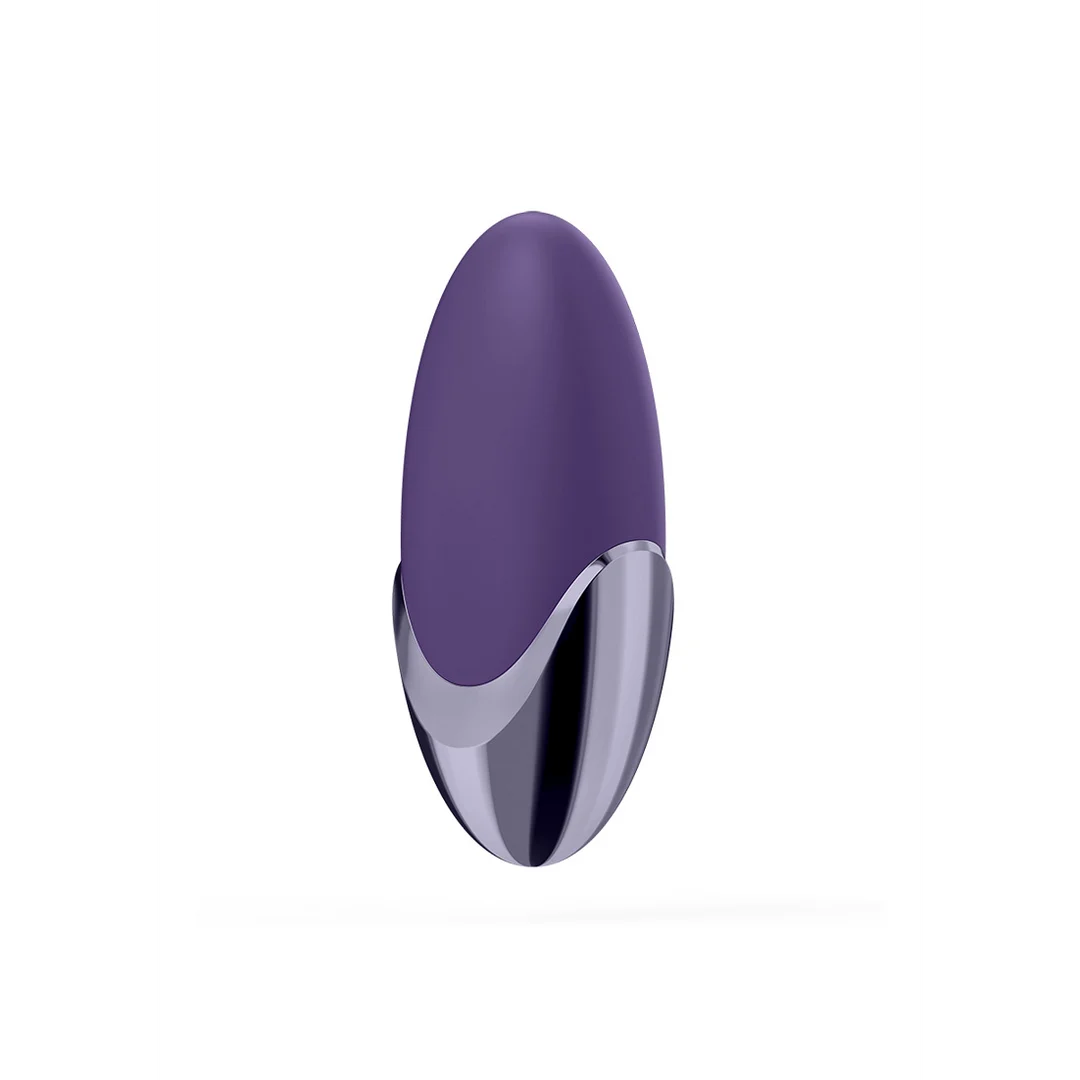 Satisfyer Lay on Vibrator aus superweichem Silikon – Violet/Brass – Bild 4