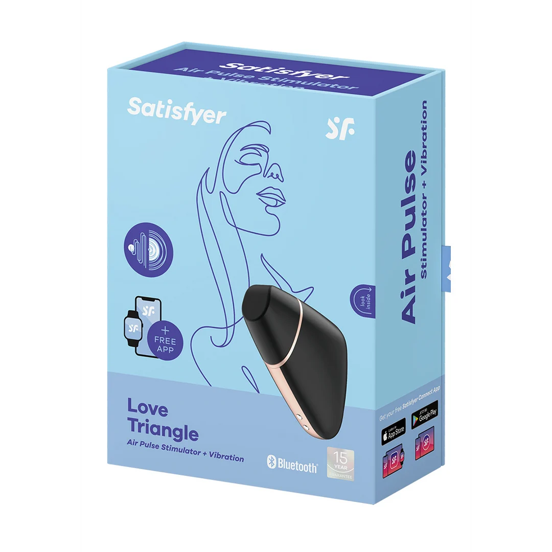 Satisfyer Klitorisstimulator mit luftimpulsierender Technologie – Love Triangle – Bild 7