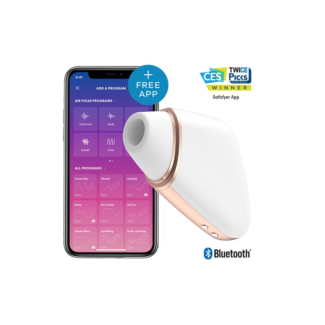 Satisfyer Klitorisstimulator mit luftimpulsierender Technologie – Love Triangle – Bild 5