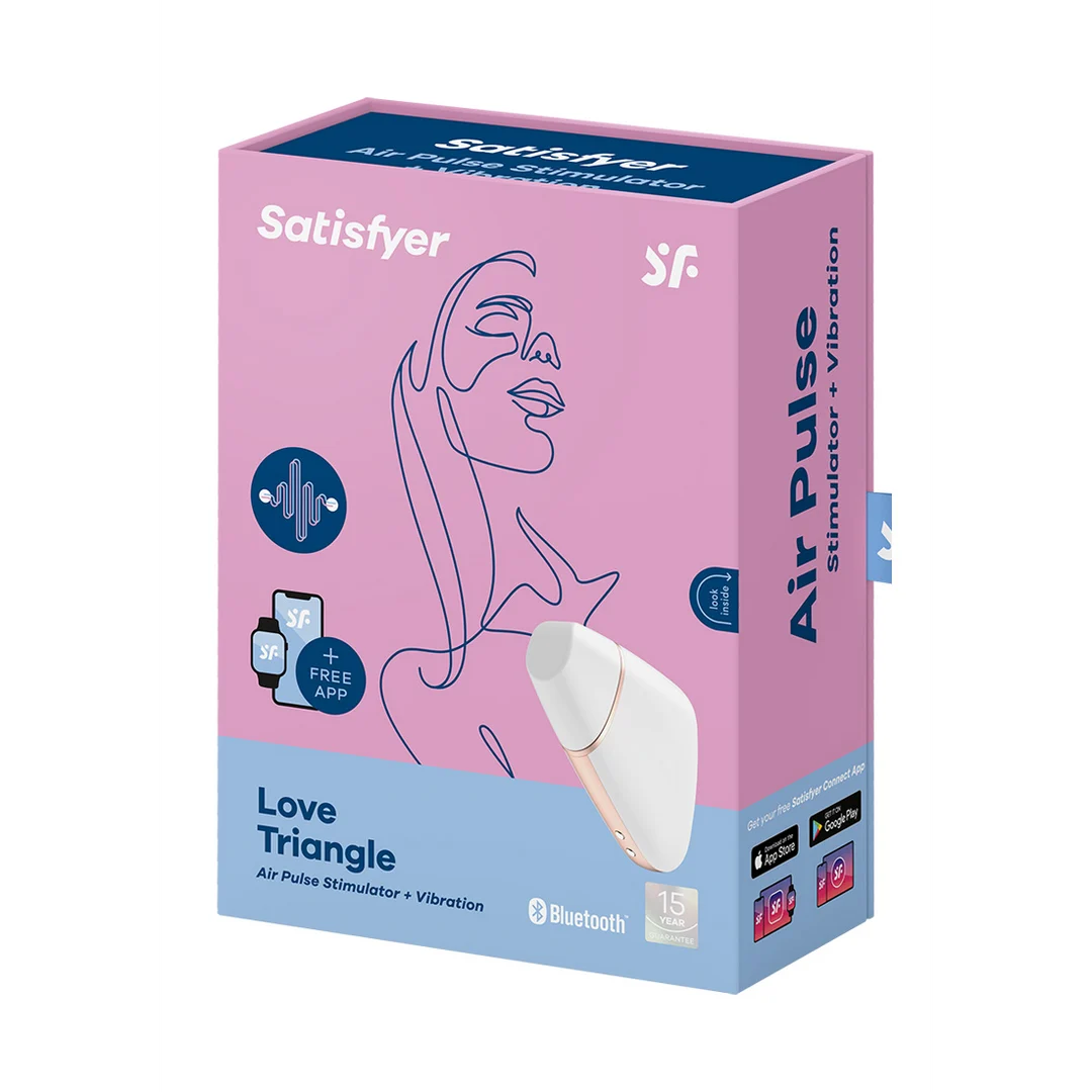 Satisfyer Klitorisstimulator mit luftimpulsierender Technologie – Love Triangle – Bild 14