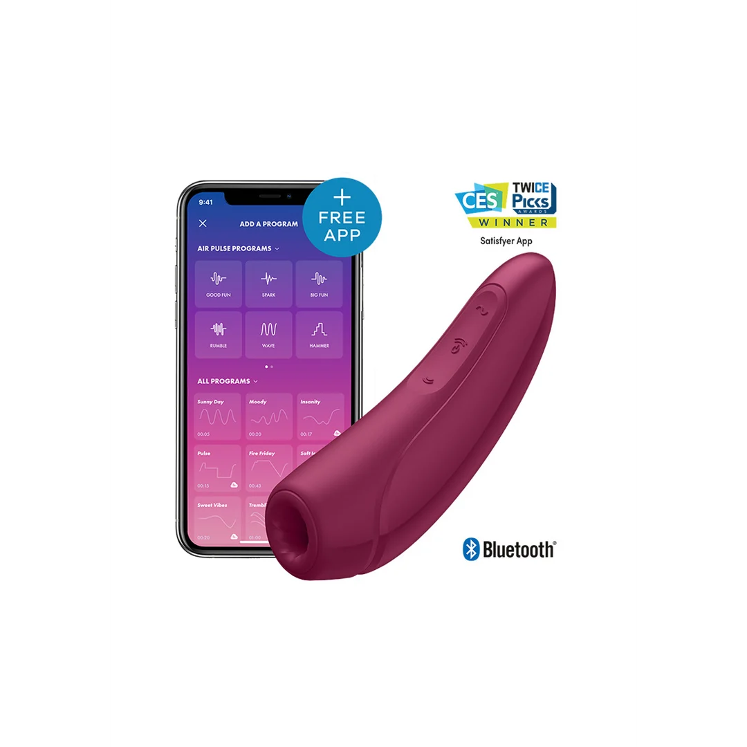Satisfyer Klitoris Vibrator mit pulsierendem Luftstimulator – Pink Rot – Bild 5