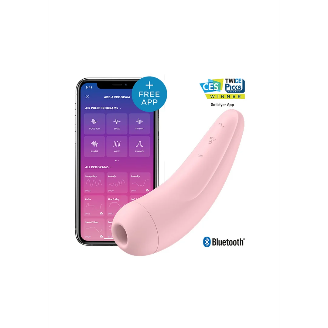 Satisfyer Klitoris Vibrator mit Luftimpulsstimulation – Curvy 2Plus – Bild 5