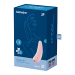 Satisfyer Klitoris Vibrator mit Luftimpulsstimulation – Curvy 2Plus