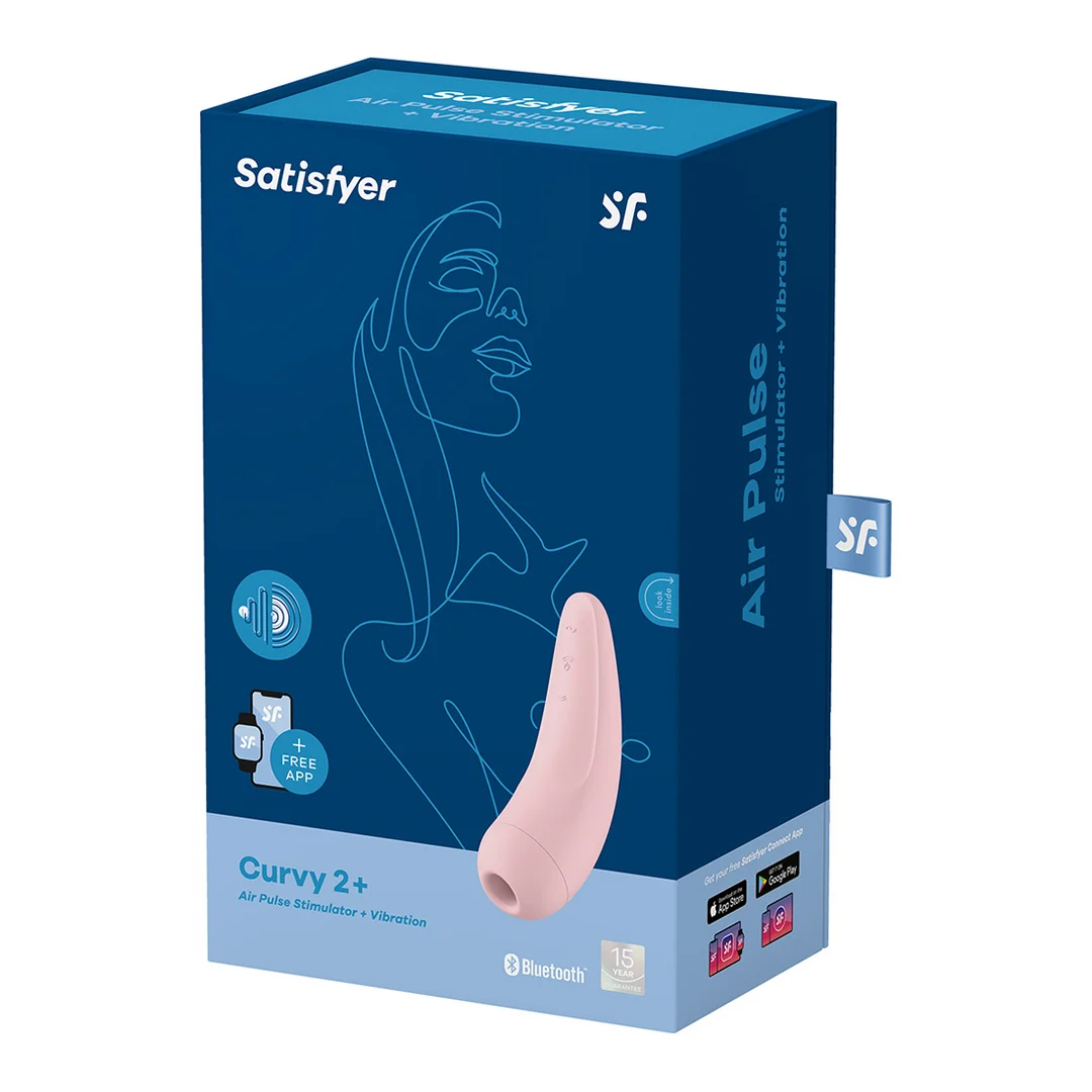 J2018-81-3-2 Satisfyer Klitoris Vibrator mit Luftimpulsstimulation – Curvy 2Plus – Bild 1