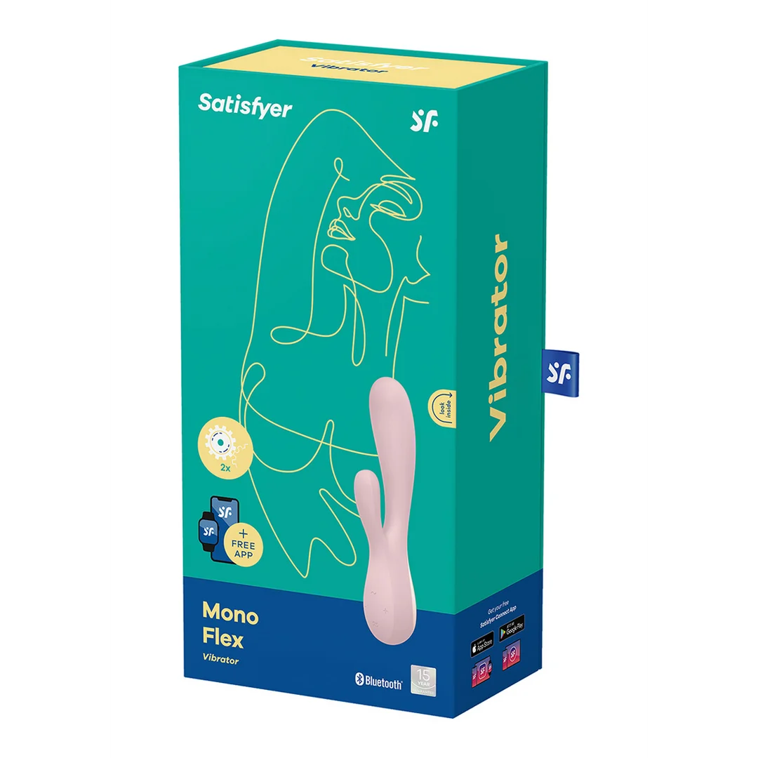 Satisfyer Rabbit Vibrator mit doppelter Stimulation und App Steuerung – Satisfyer Mauve – Bild 1