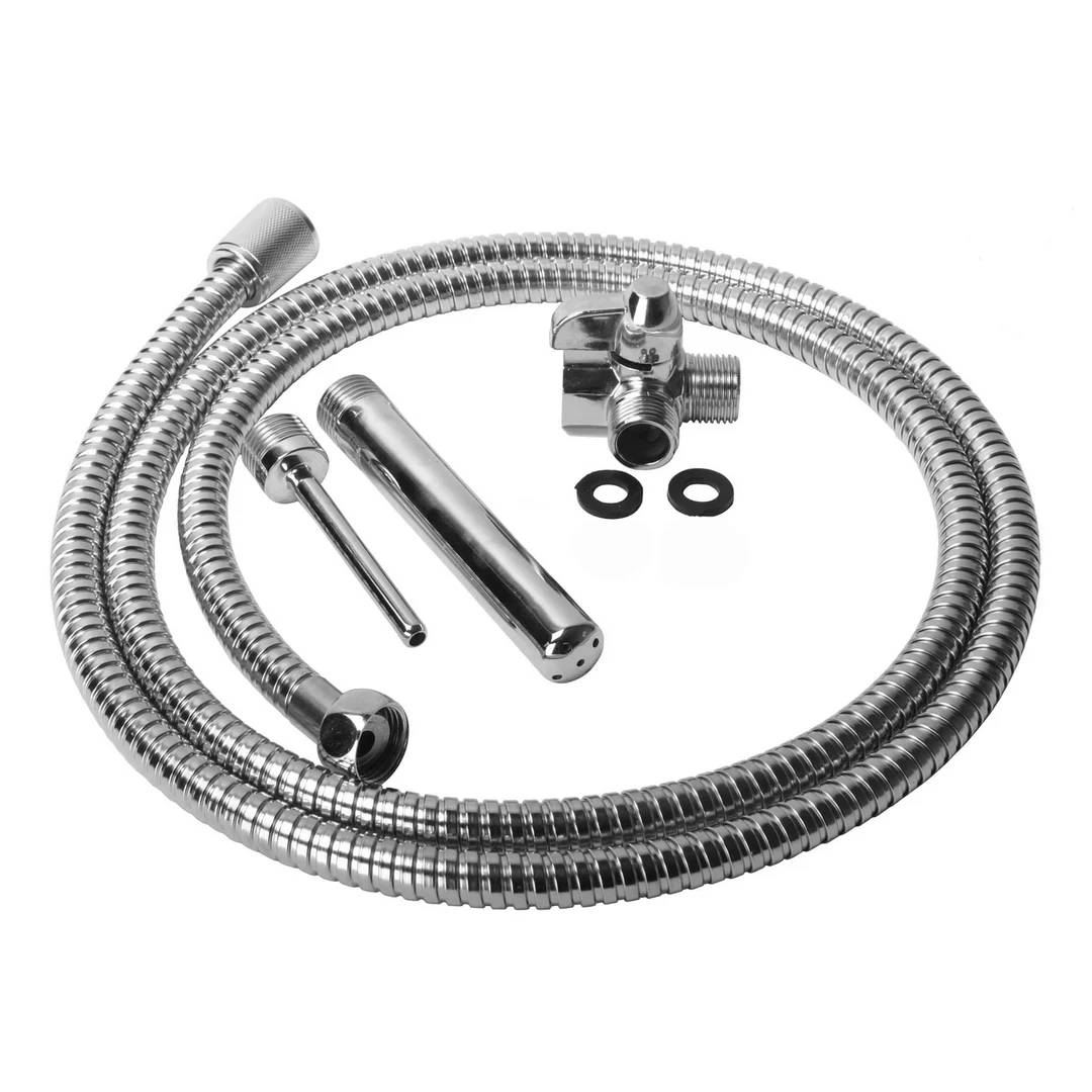 Analdusche – Metall Einlaufset für die Dusche – XR Brands – Bild 2