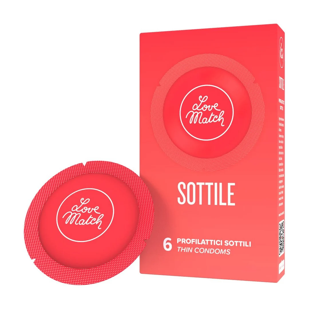 Love Match Sottile dünne Kondome, 6 Stück – Bild 2