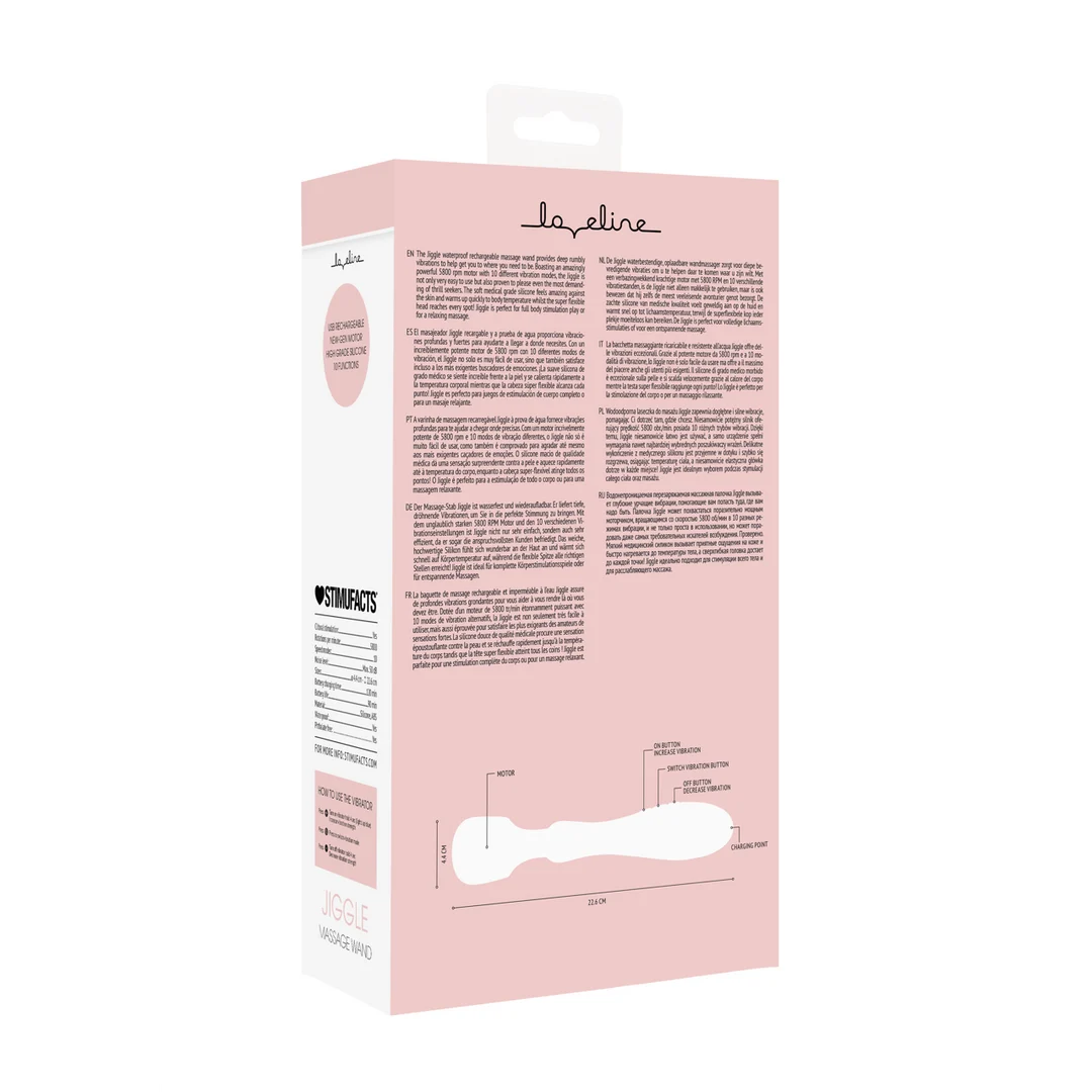 Wand Vibrator mit 10 Einstellungen und flexiblem Kopf – Loveline by Shots – Bild 2