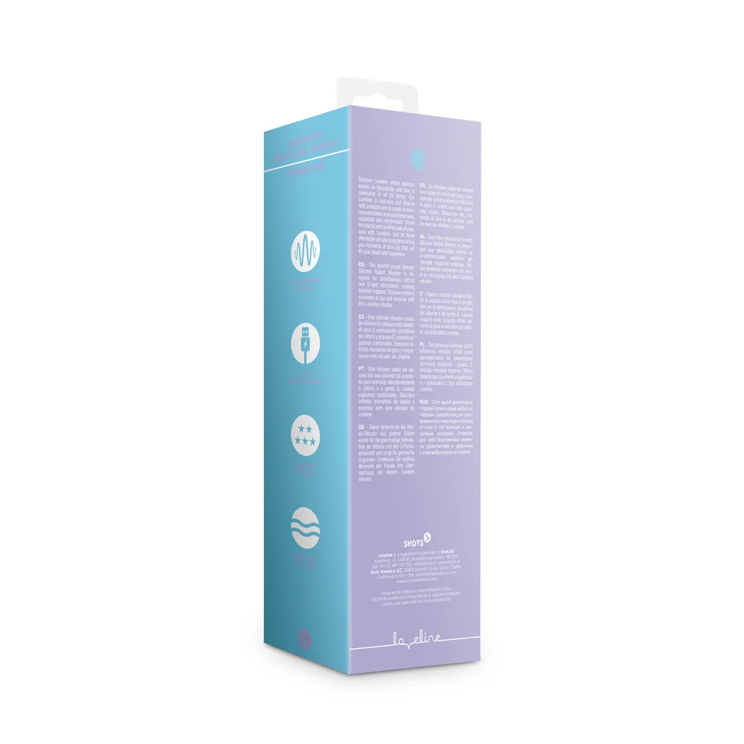 Loveline by Shots Rabbit Vibrator in Lavendel – Bild 2