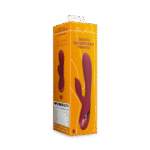 Loveline Rabbit Vibrator in dunklem Kirschrot