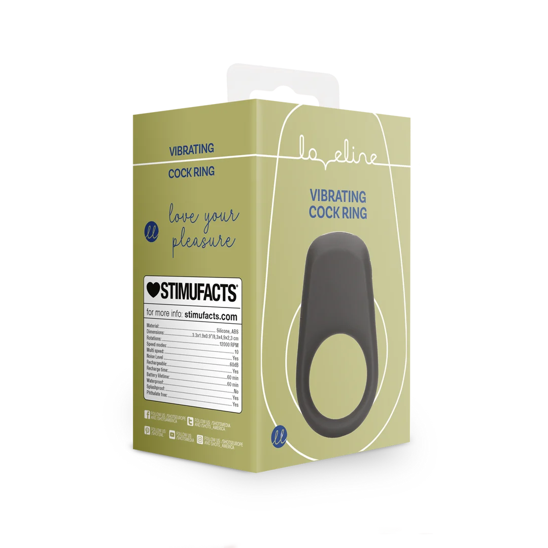LOVE022BLK-2 Loveline Vibrationscockring – Bild 1