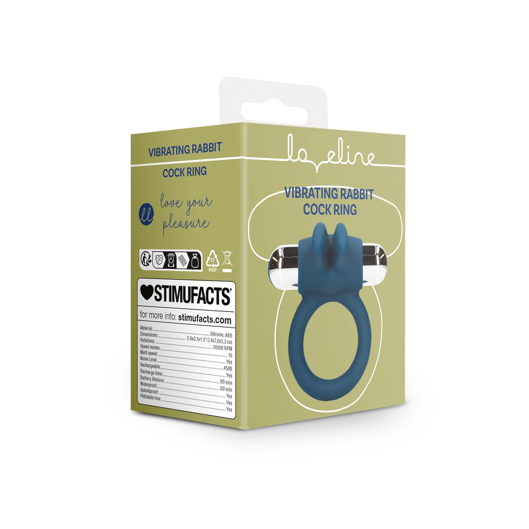 Vibrierender Rabbit Cockring von Loveline – Bild 1