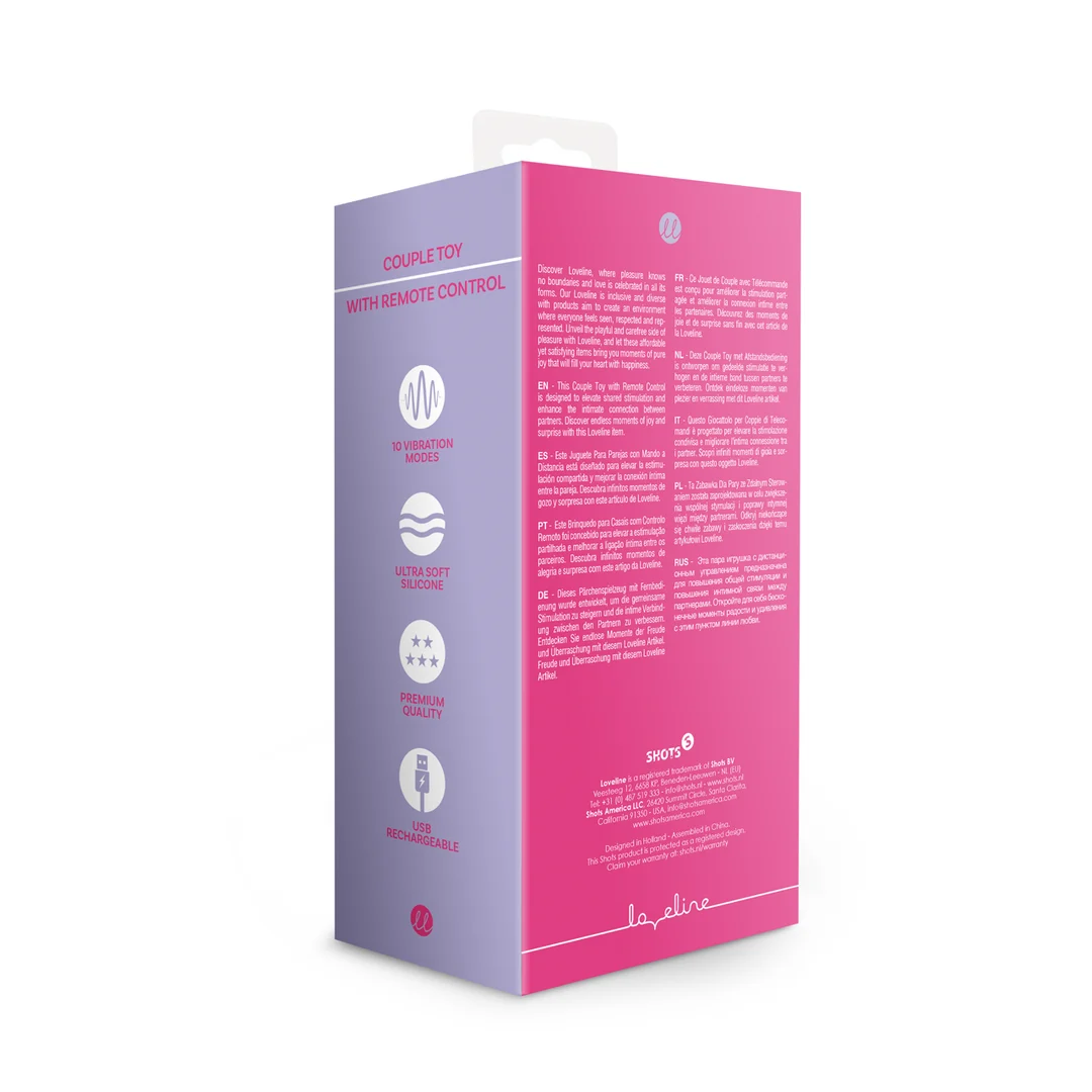 Loveline Partnervibrator mit Fernbedienung – Bild 2