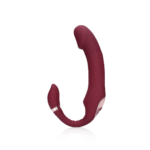 Loveline biegsamer vibrierender Strapless Strap on Merlot Grape – Bild 5