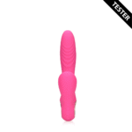 Rabbit Vibrator mit beweglicher Zunge und Wärmefunktion – Loveline by Shots Exuberant Pink Loveline by Shots