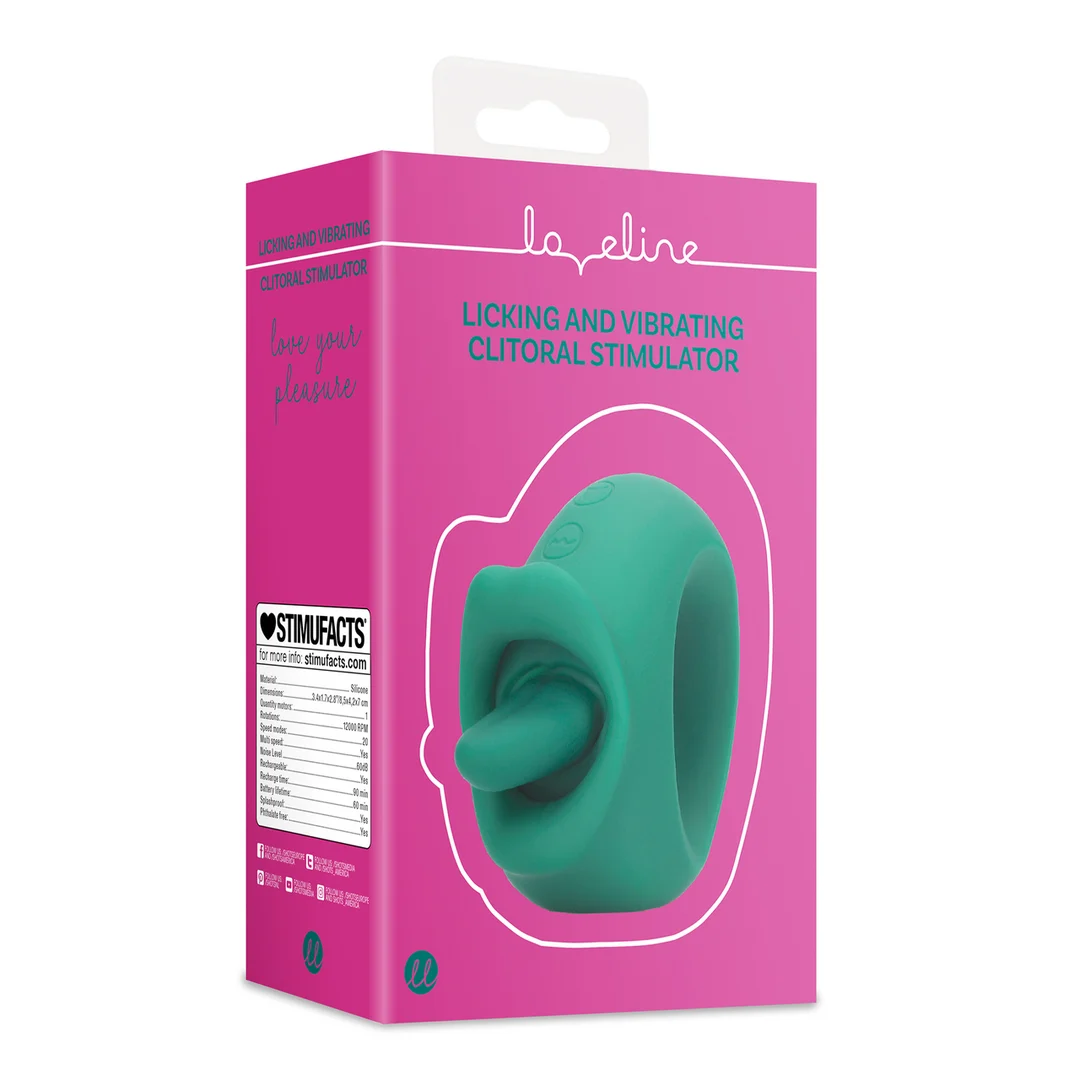 Loveline Klitorisstimulator mit Leckfunktion und Vibration – Bild 1