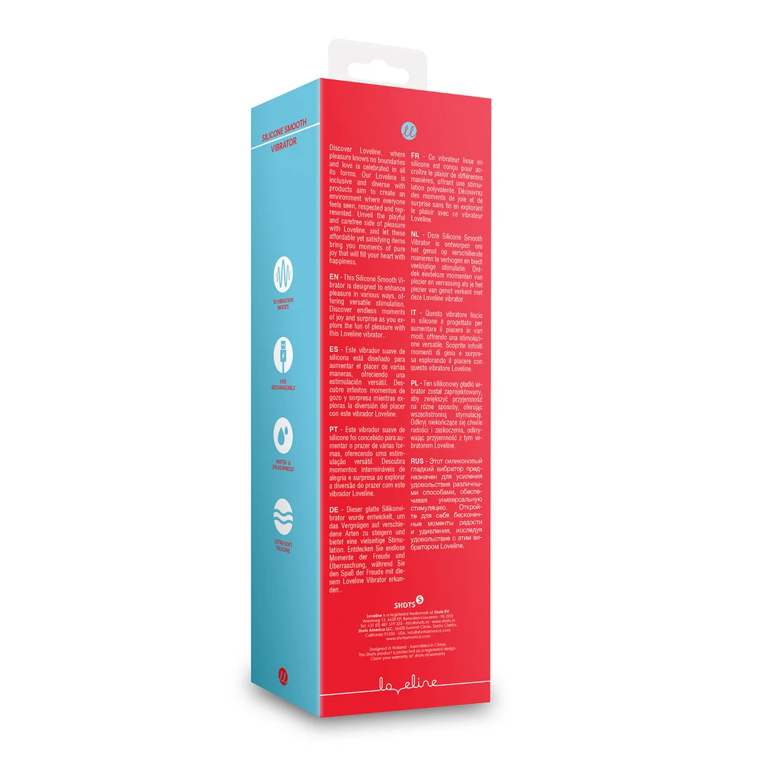 Loveline Smooth Vibrator Salsa – Bild 2