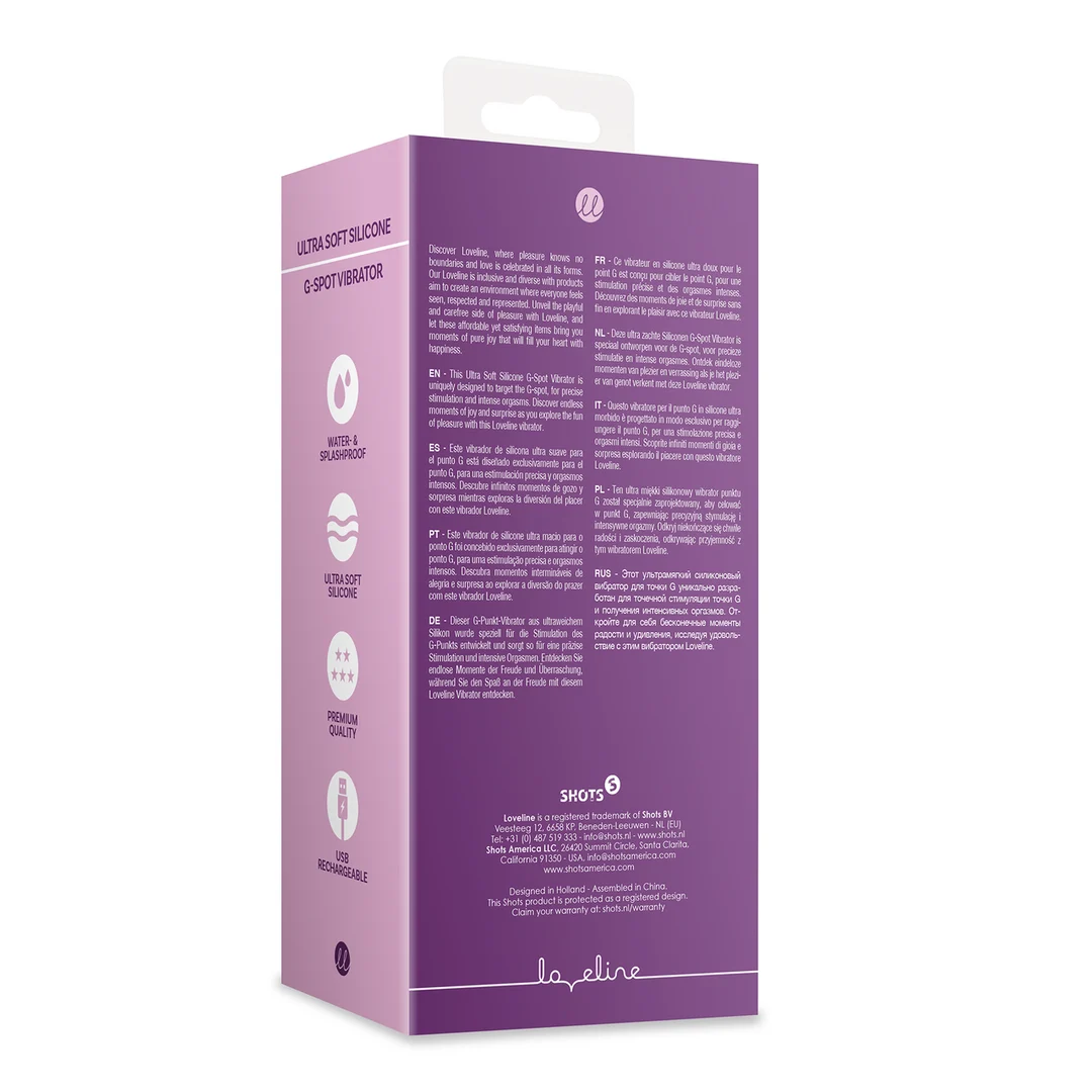 Loveline Ultra Soft G Spot Vibrator – Bild 2