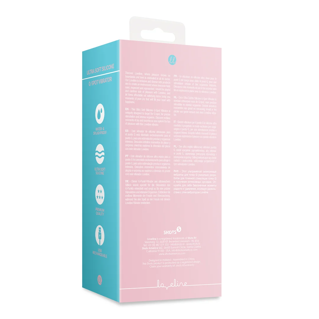 Loveline Ultra Soft Silicone G Punkt Vibrator – Bild 2