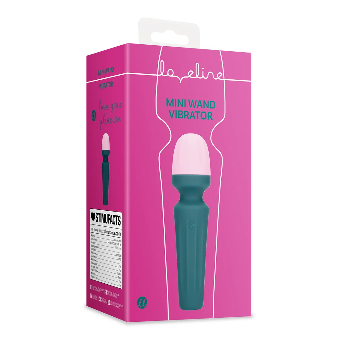 Loveline Mini Wand Vibrator Ancient Sea – Bild 1