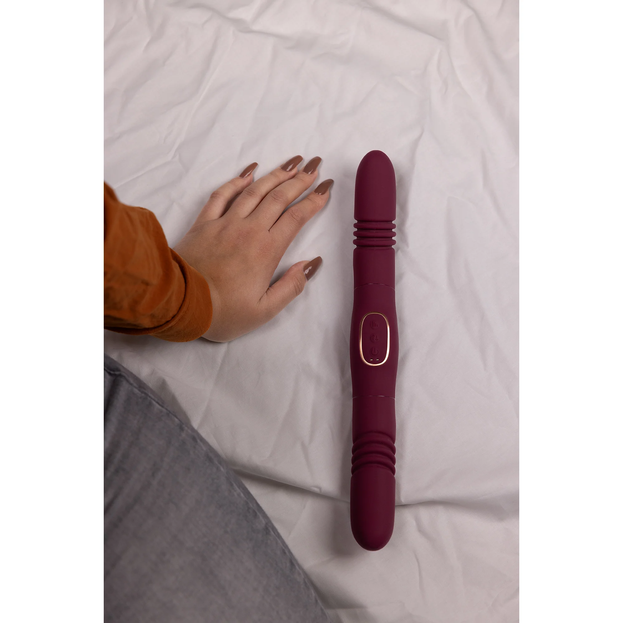 Analvibrator mit beidseitiger Stimulation – Merlot Traube – Tester – Bild 11