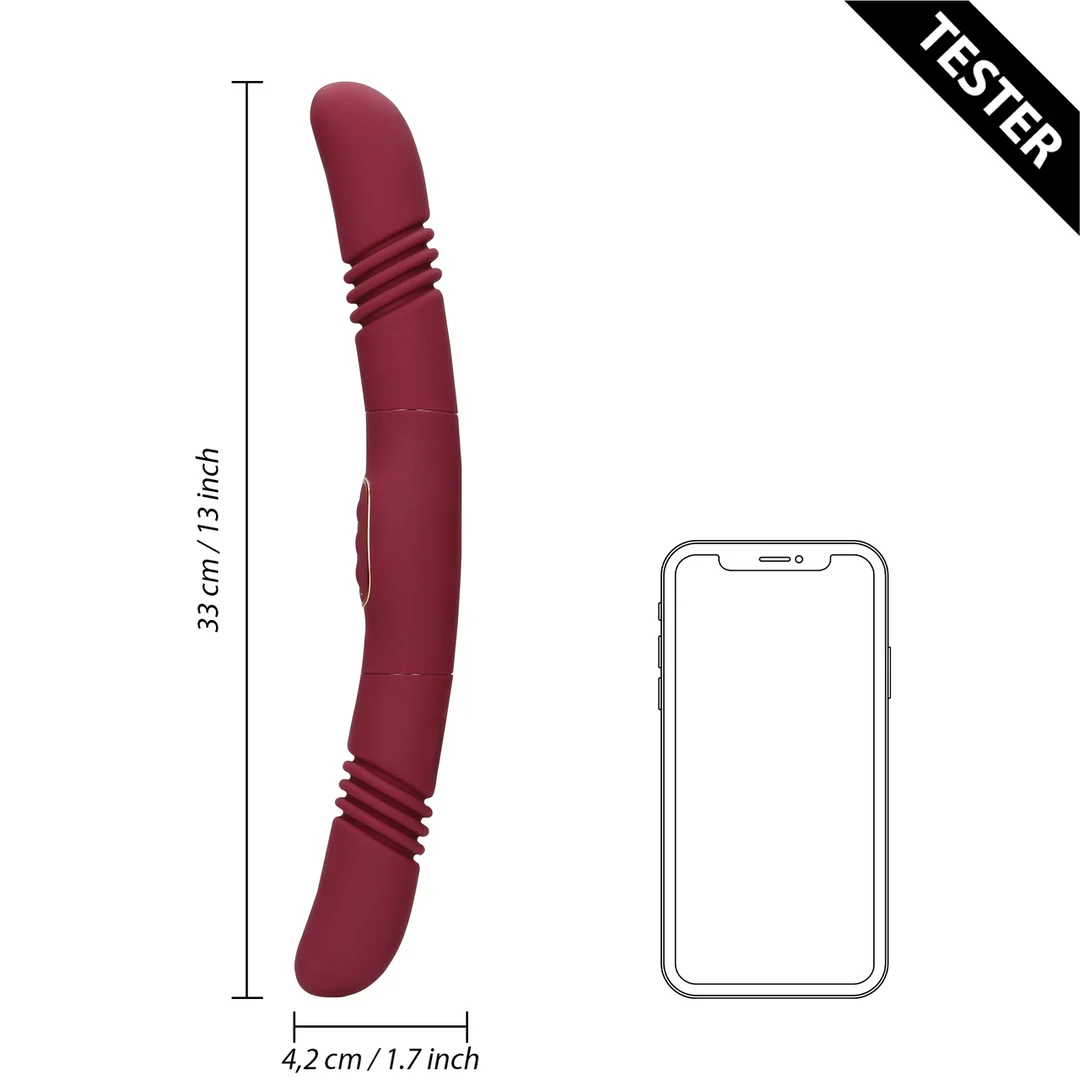 Analvibrator mit beidseitiger Stimulation – Merlot Traube – Tester – Bild 4