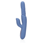Rabbit Vibrator mit stoßendem Schaft und rotierenden Perlen, Loveline by Shots, blau Loveline by Shots – Bild 10