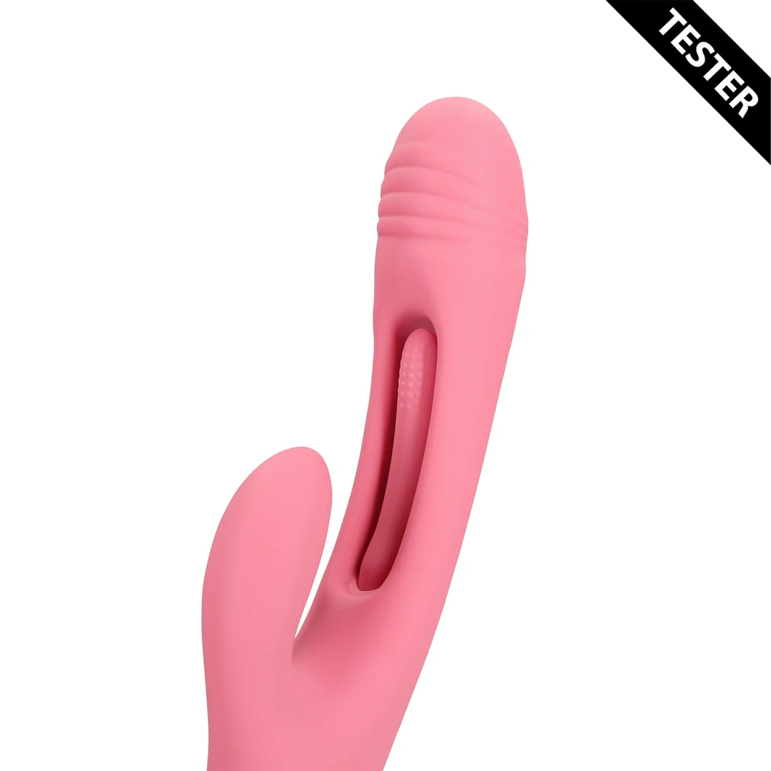 G Punkt Vibrator mit Flapperfunktion, Tester Loveline by Shots – Bild 3