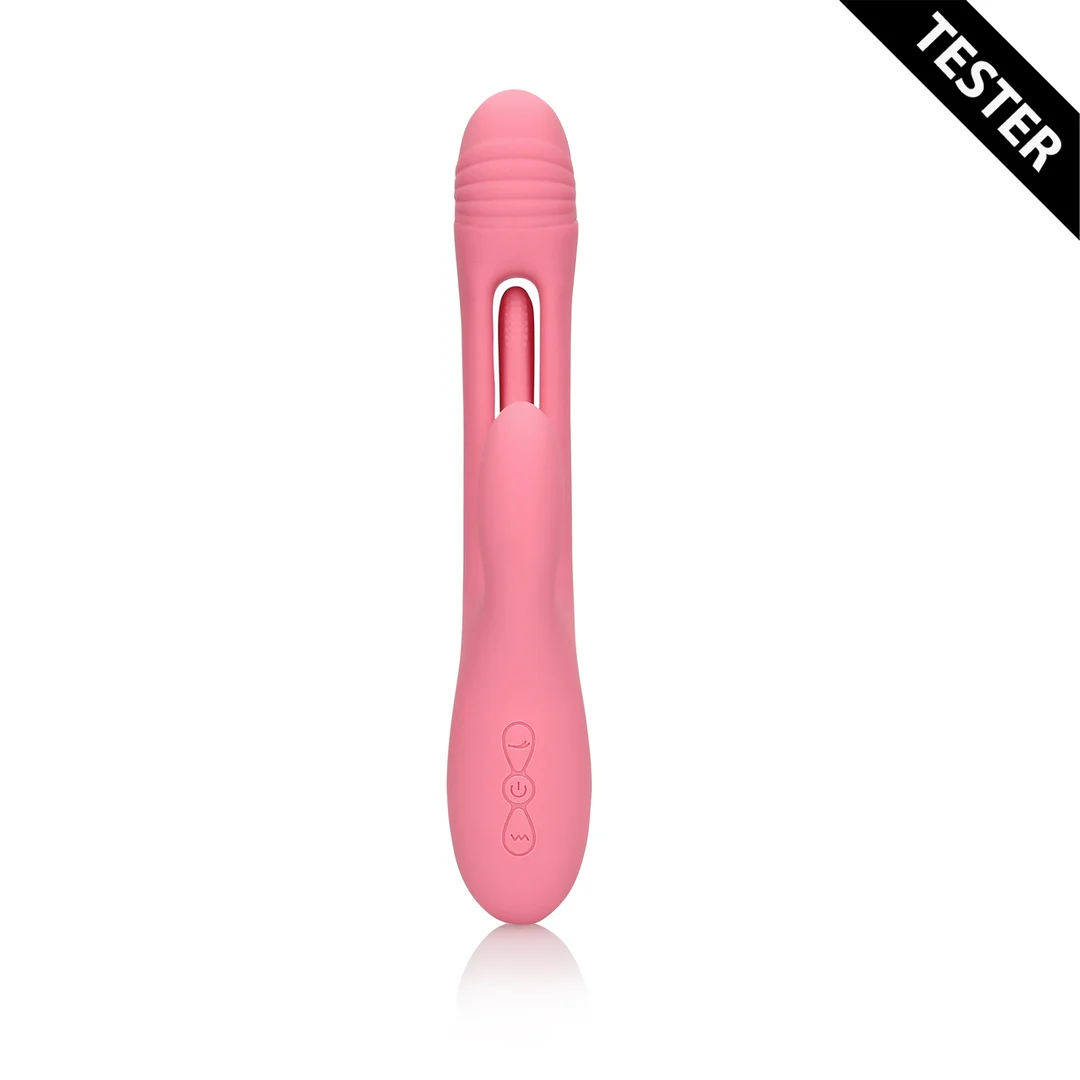 LOVE083PNKTEST-5 G Punkt Vibrator mit Flapperfunktion, Tester Loveline by Shots – Bild 1