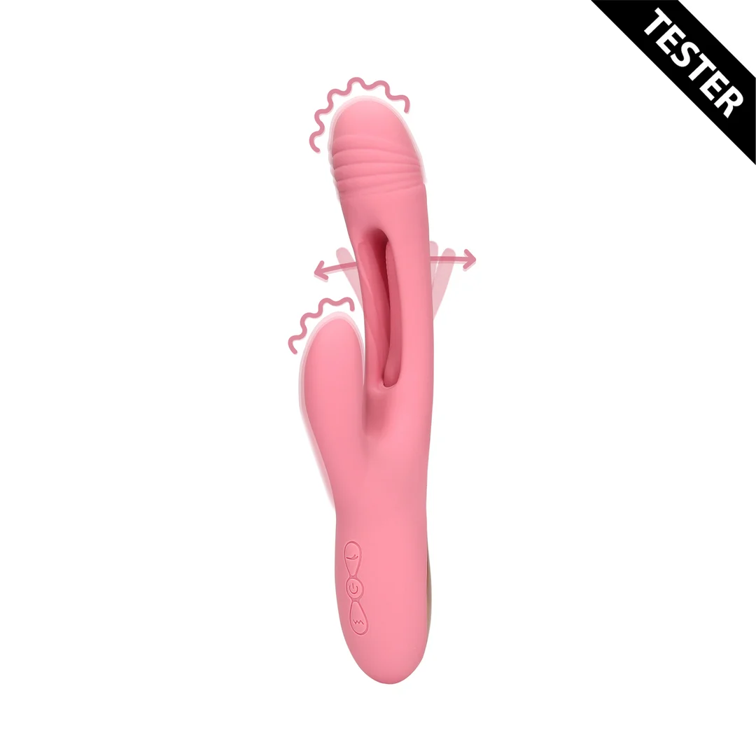 G Punkt Vibrator mit Flapperfunktion, Tester Loveline by Shots – Bild 6