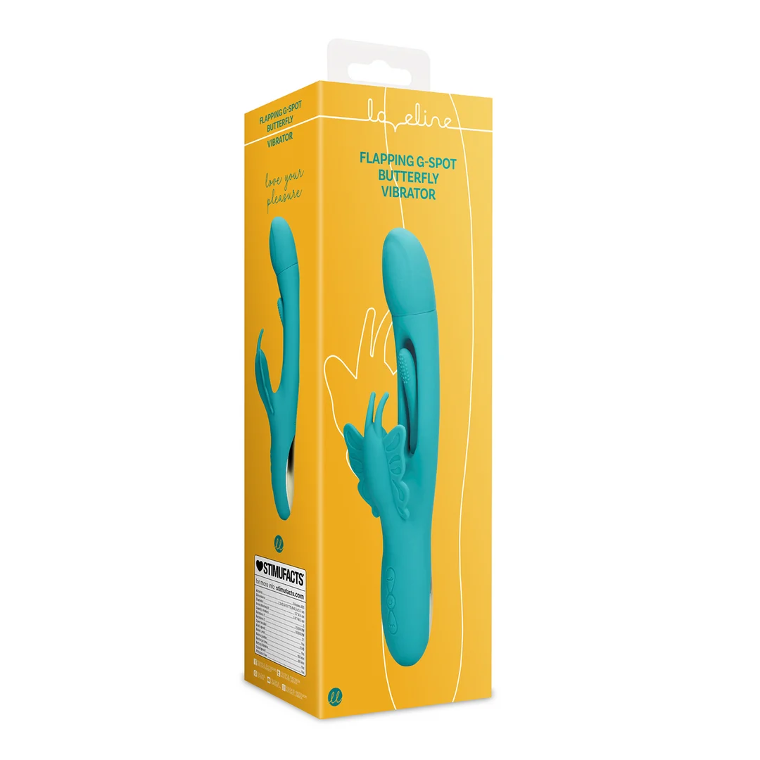 LOVE086TEA-2 Loveline Flapper G Punkt Schmetterlingsvibrator – Bild 1