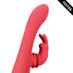 Rabbit Vibrator mit Swinging Funktion – Loveline by Shots Brighto Red Rabbit Vibrator Loveline by Shots – Bild 3