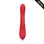 Rabbit Vibrator mit Swinging Funktion – Loveline by Shots Brighto Red Rabbit Vibrator Loveline by Shots