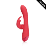Rabbit Vibrator mit Swinging Funktion – Loveline by Shots Brighto Red Rabbit Vibrator Loveline by Shots – Bild 2