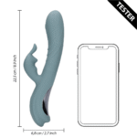 Duo Vibrator mit Fingering Motion Funktion – Tester Loveline by Shots – Bild 5