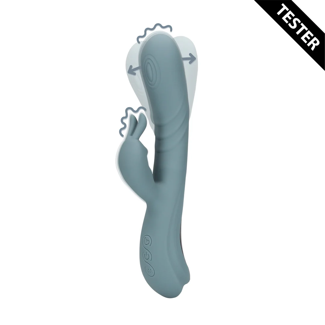 Duo Vibrator mit Fingering Motion Funktion – Tester Loveline by Shots – Bild 6