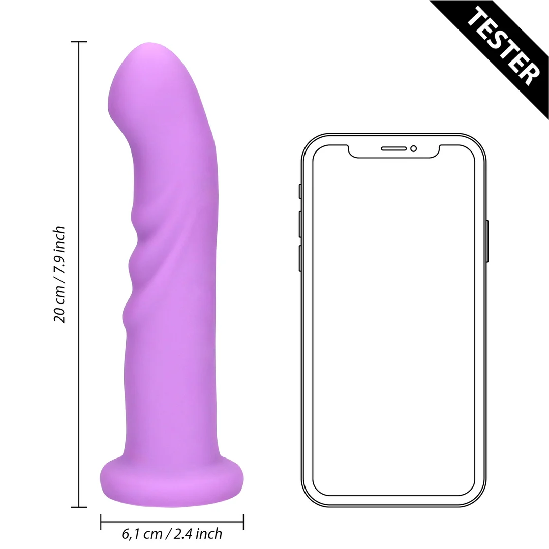 G Punkt Vibrator mit Drehfunktion für gezielte Stimulation, Lavendel, Loveline by Shots – Bild 4