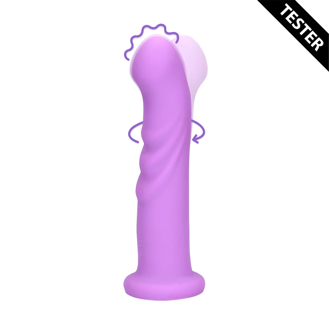G Punkt Vibrator mit Drehfunktion für gezielte Stimulation, Lavendel, Loveline by Shots – Bild 5