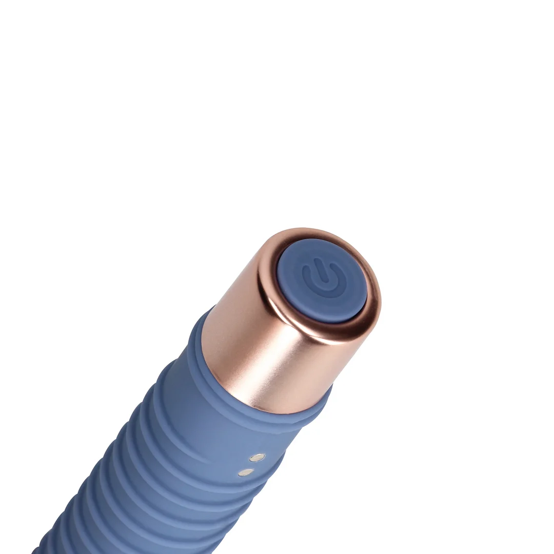 Gerippter Mini Vibrator Blue Horizon – Bild 6